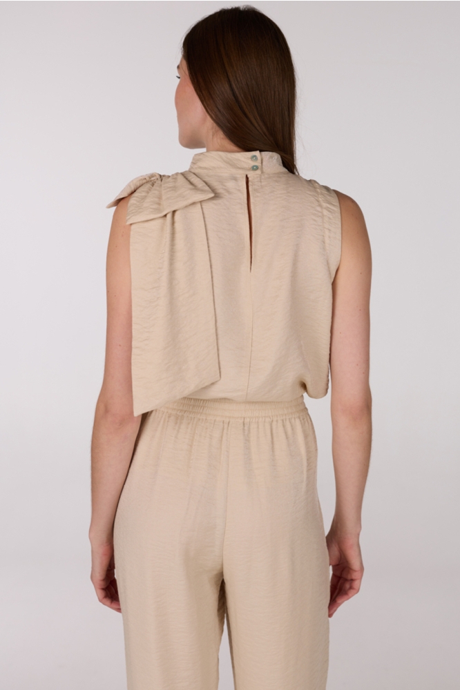 SUE SS25 TOP SQ 387 SLEEVELESS 000130 SAND